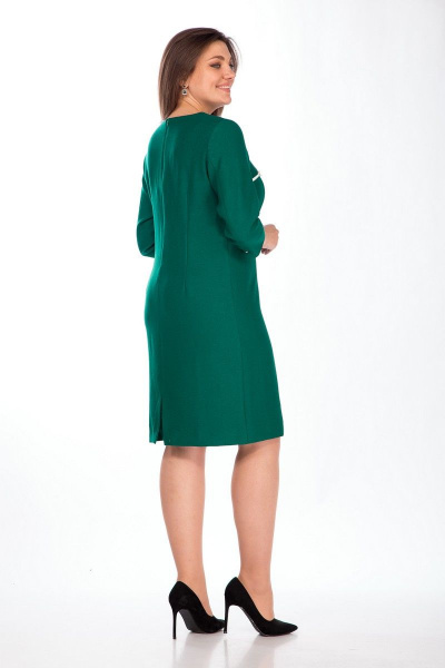 Платье Lady Style Classic 1500 зеленый - фото 4