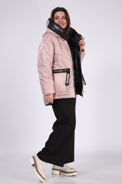 Куртка Lady Secret 7289 розовый+черный - фото 4