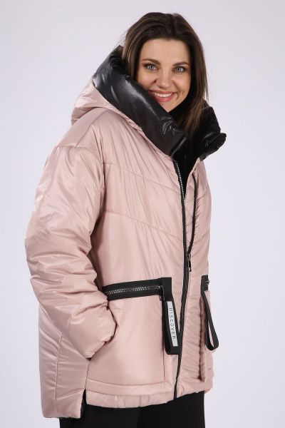 Куртка Lady Secret 7289 розовый+черный - фото 3