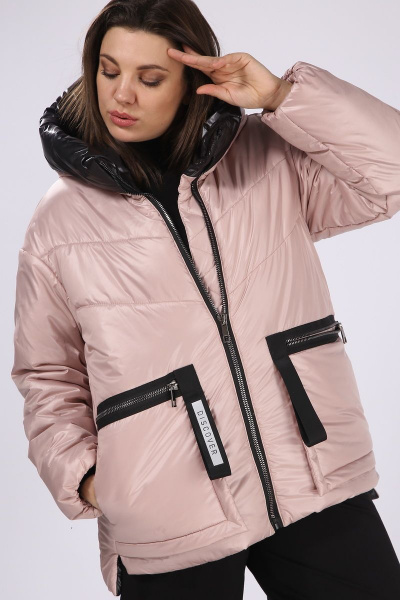 Куртка Lady Secret 7289 розовый+черный - фото 1