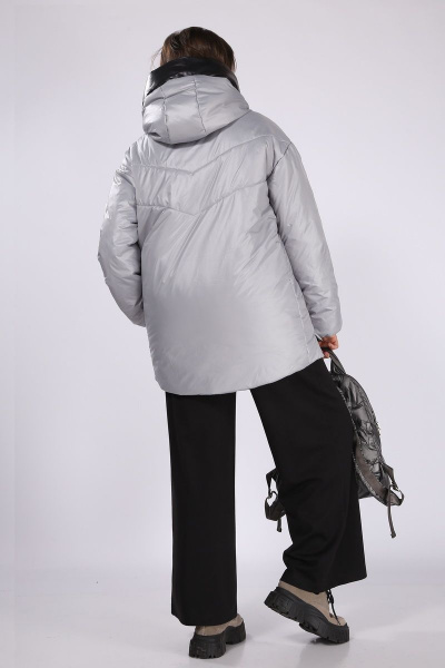 Куртка Lady Secret 7289 серый+черный - фото 3