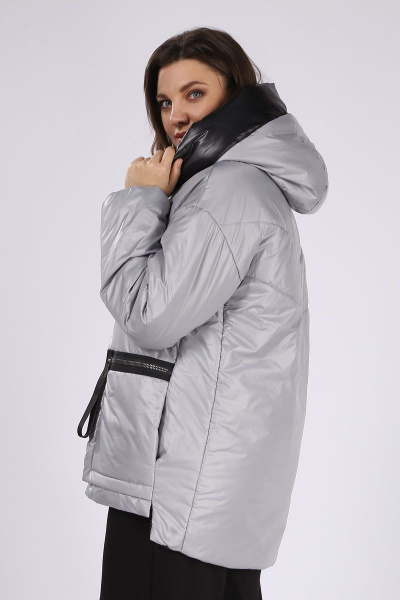 Куртка Lady Secret 7289 серый+черный - фото 2