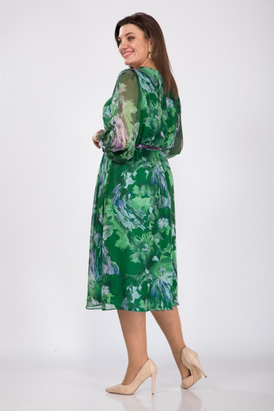 Платье Karina deLux M-1068 зеленый - фото 5