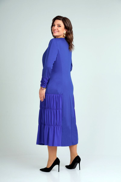 Платье Ивелта плюс 1811 синий - фото 2
