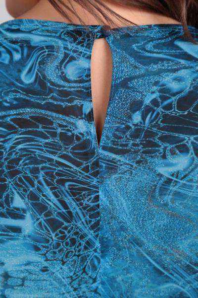 Платье Mubliz 007 голубой - фото 6