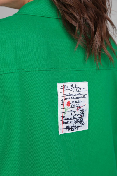 Рубашка Mubliz 028 зеленый - фото 7