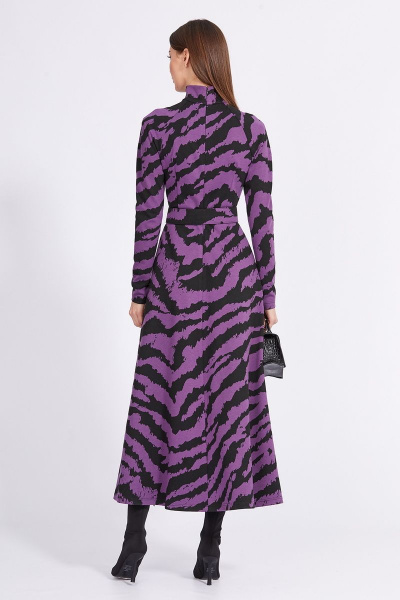 Платье EOLA 2357 фиолет-черный - фото 2