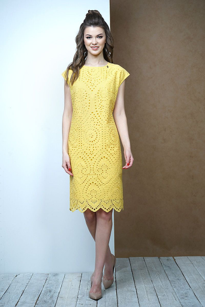 Платье Fantazia Mod 3451 желтый - фото 1