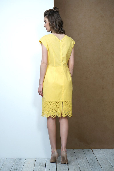 Платье Fantazia Mod 3451 желтый - фото 6