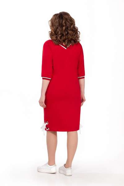 Платье TEZA 177 красный - фото 2