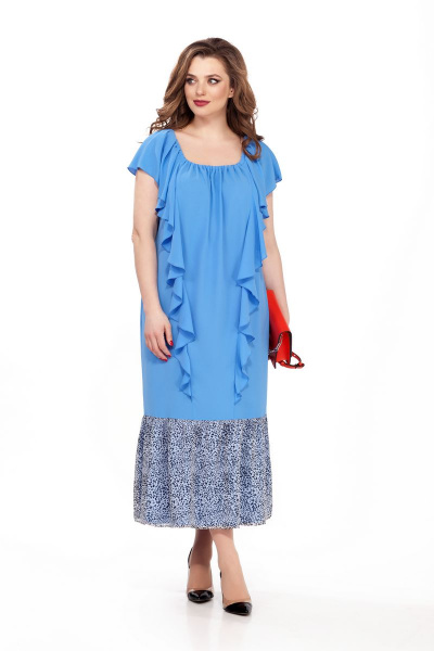 Платье TEZA 181 голубой - фото 1