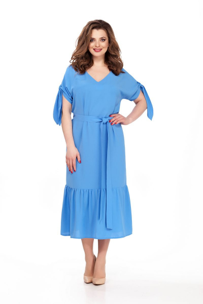 Платье TEZA 188 голубой - фото 3