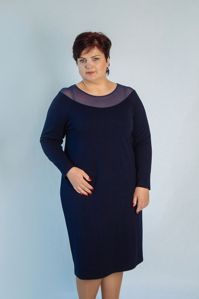 Платье Teyli 186203-1/158,164 синий - фото 1