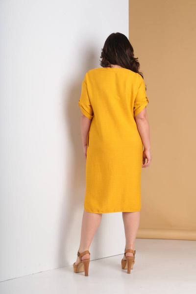 Платье Moda Versal П2034 желтый - фото 2