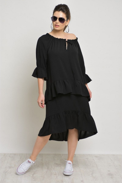 Платье MALI 499 черный - фото 2