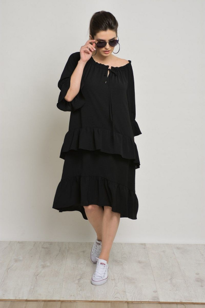 Платье MALI 499 черный - фото 4