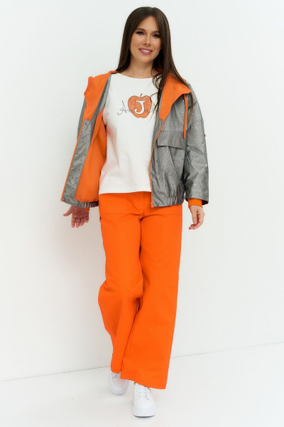 Блуза, брюки, куртка Магия моды 2213 оранжевый - фото 1