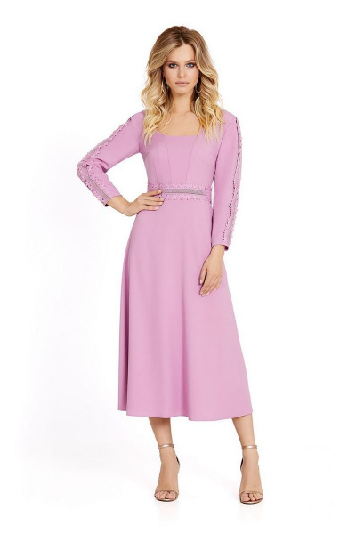 Платье PiRS 692 розовый - фото 1