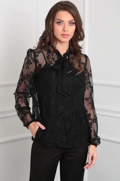 Блуза LeNata 11305 черный - фото 1
