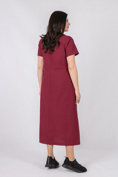 Платье Daloria 1486 бордовый - фото 2