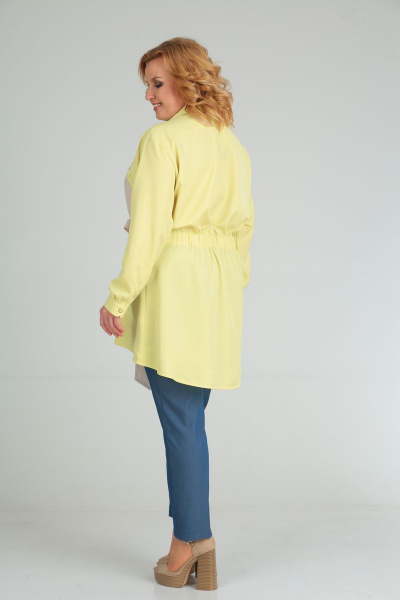 Блуза, брюки ANASTASIA MAK 592 желтый - фото 2