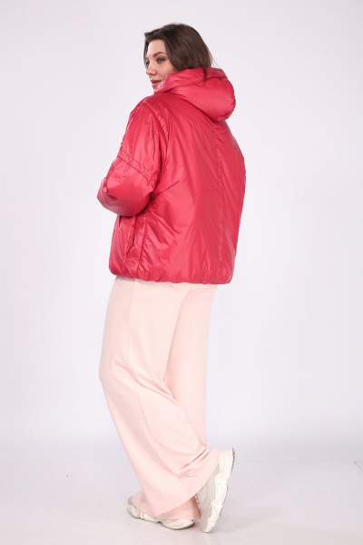 Куртка Lady Secret 6358 рубиново-красный - фото 4