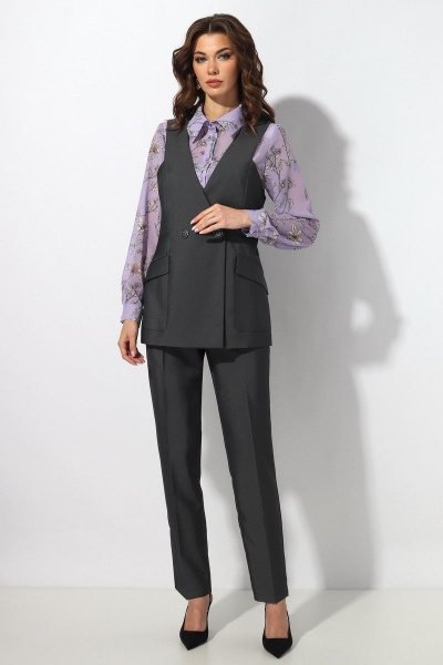 Блуза, брюки, жилет Mia-Moda 1367-11 - фото 1