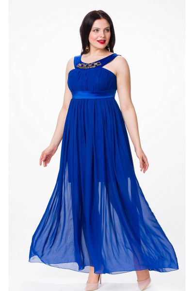 Платье Lejole 1403 синий - фото 1