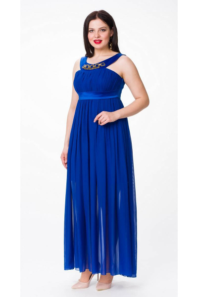 Платье Lejole 1403 синий - фото 2