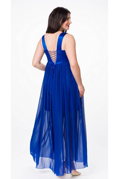 Платье Lejole 1403 синий - фото 3