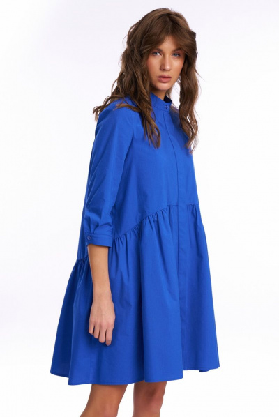Платье KaVaRi 1019 синий - фото 3