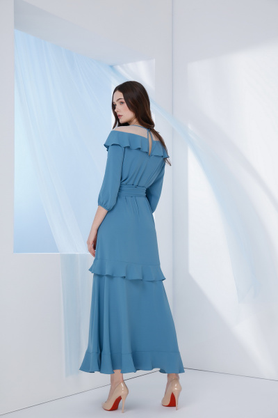 Платье Prestige 3685/170 дымчато-синий - фото 2