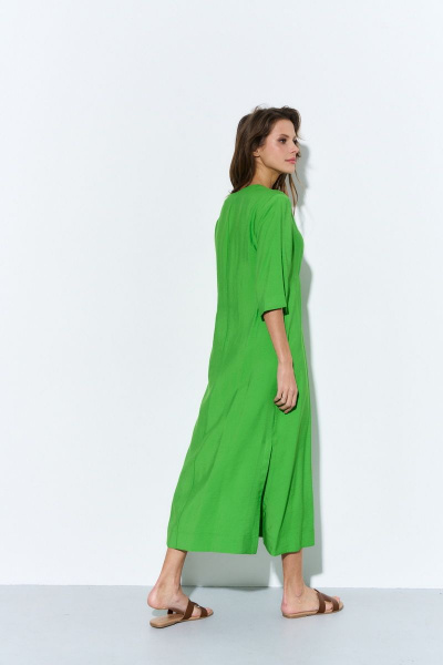Платье Luitui R1059 зеленый - фото 4