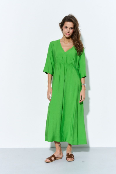 Платье Luitui R1059 зеленый - фото 3