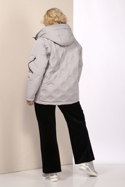 Куртка Shetti 2109 бежево-серый - фото 8