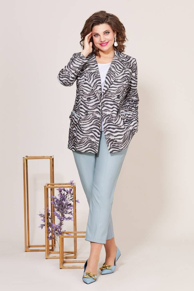 Блуза, брюки, жакет Mira Fashion 5214 - фото 1