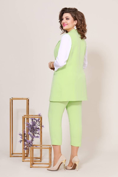 Блуза, брюки, жилет Mira Fashion 5206 - фото 5