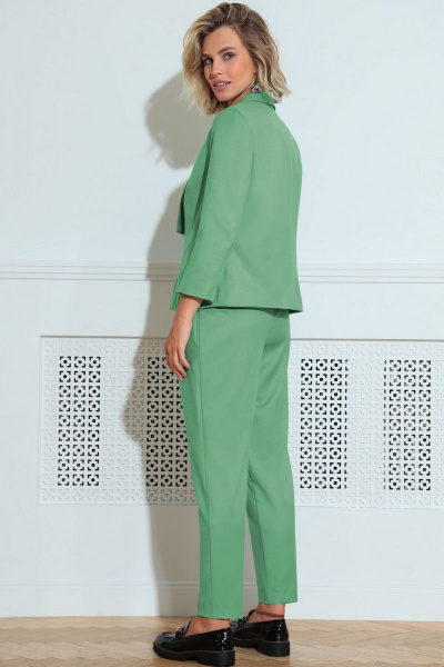 Блуза, брюки, жакет LeNata 32185 светло-зеленый - фото 2