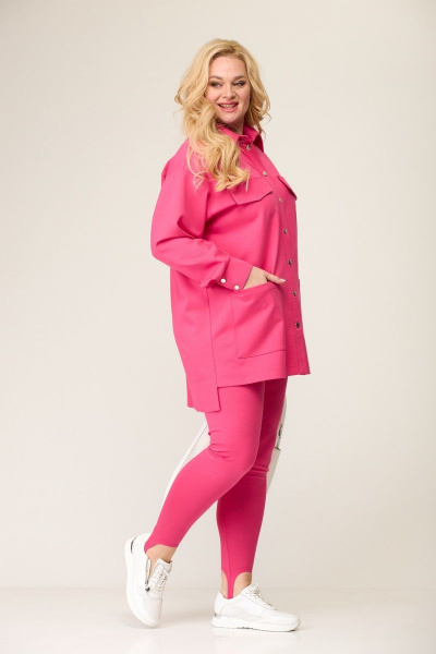 Рубашка Avenue Fashion 0309 розовый - фото 4