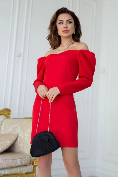 Платье Daloria 1750R красный - фото 1