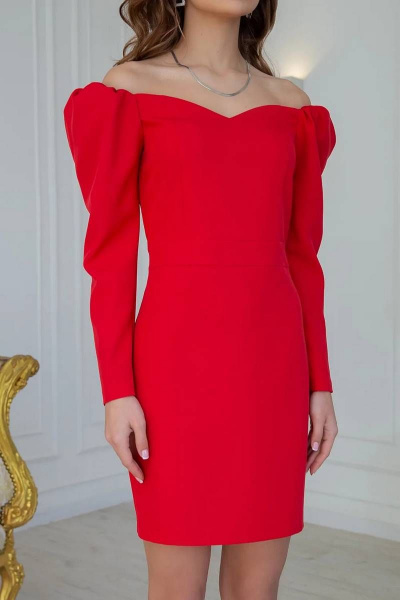 Платье Daloria 1750R красный - фото 6