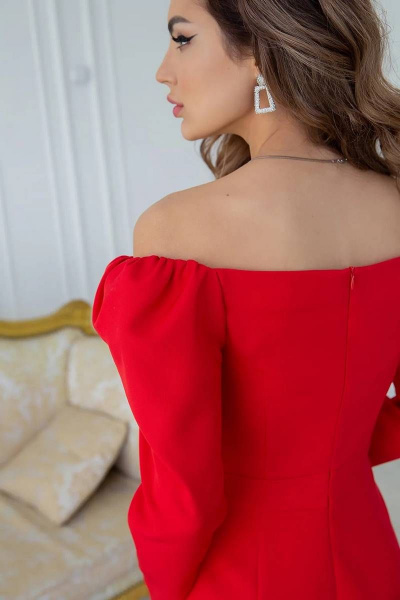 Платье Daloria 1750R красный - фото 4