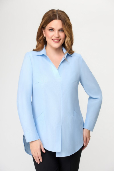 Блуза DaLi 4490 голубой - фото 1
