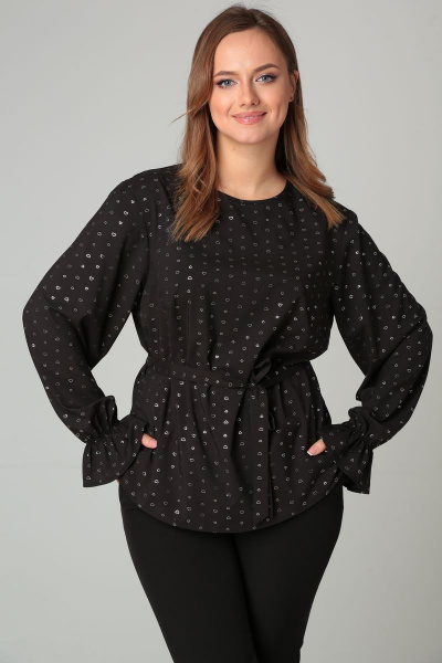 Блуза Modema м.700/4 черный - фото 1