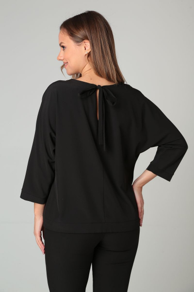 Блуза Modema м.701 черный - фото 5