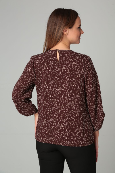 Блуза Modema м.703/1 коричневый - фото 6
