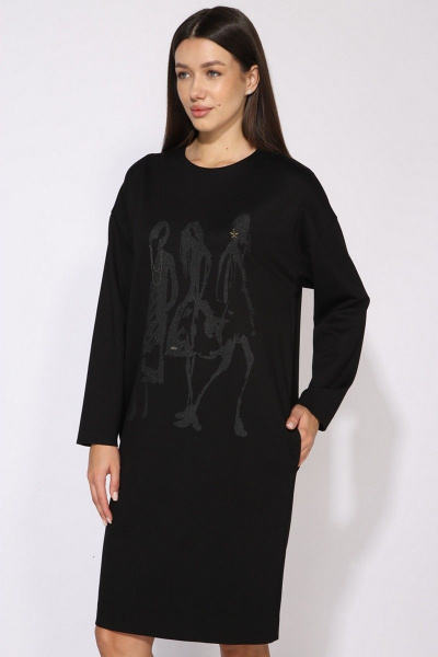 Платье Faufilure С1417-1 черный - фото 2