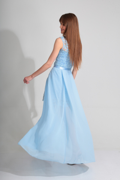 Платье, юбка съемная Golden Valley 4377 голубой - фото 2