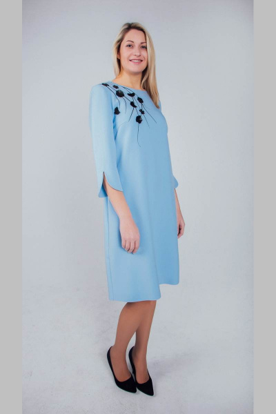 Платье Elod З268053 голубой - фото 1