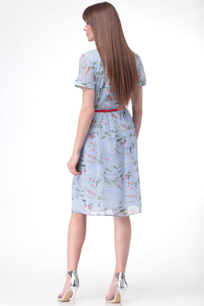 Платье LadisLine 1092 небесный - фото 2